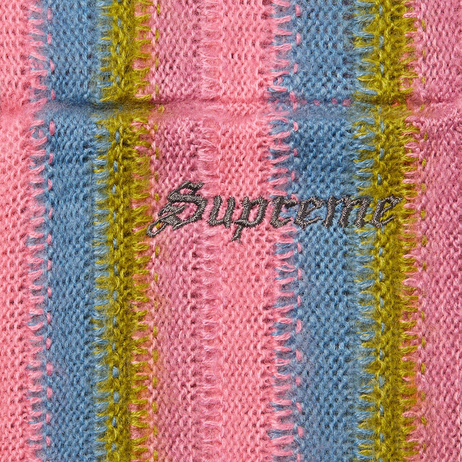 Supreme Stripe Sweater Vest (SS21) - Purple - $138