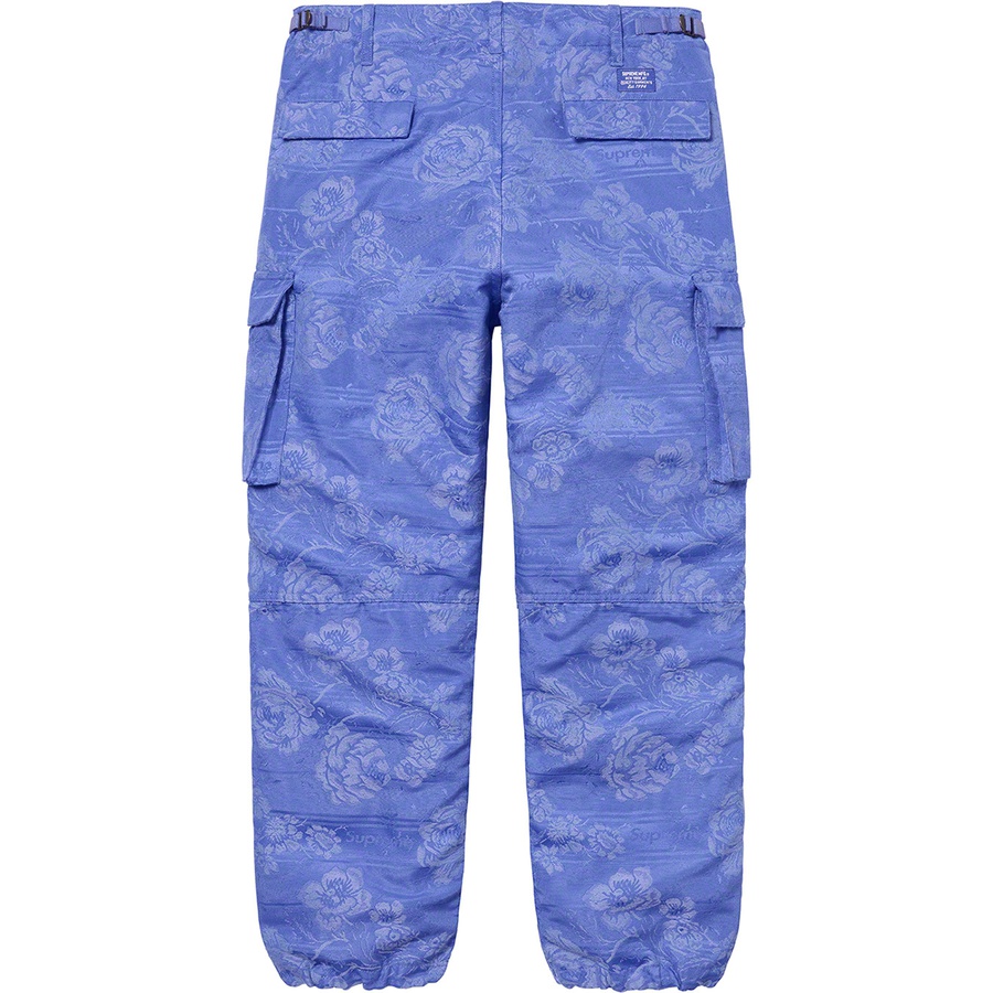 Supreme Floral Tapestry Cargo Pant (SS21) - Blue - $168