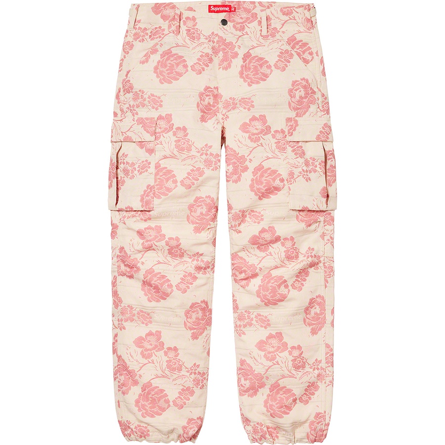 Supreme Floral Tapestry Cargo Pant (SS21) - Pink - $168