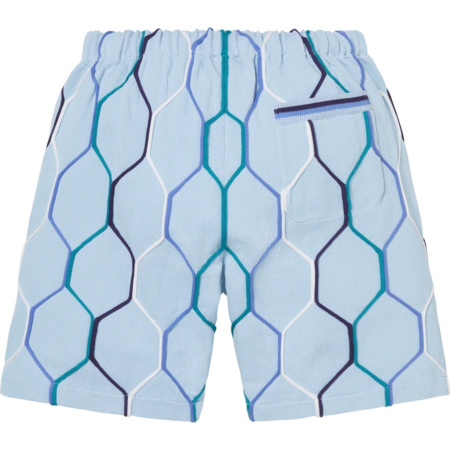Supreme Hex Knit Short (SS21) - Blue - $118