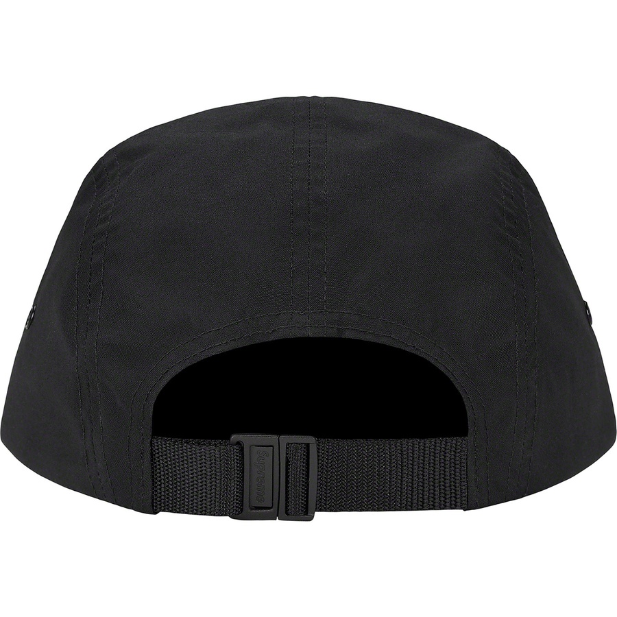 Supreme Reversed Label Camp Cap (SS21) - Black - $48