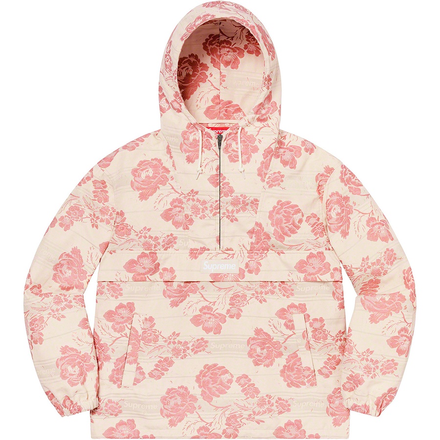 Supreme Floral Tapestry Anorak (SS21) - Pink - $198