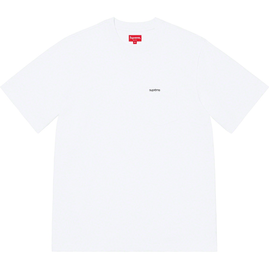 Supreme S S Pocket Tee (SS21) - White - $60
