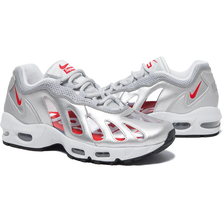 Supreme Supreme Nike Air Max 96 (SS21) - Silver - $175