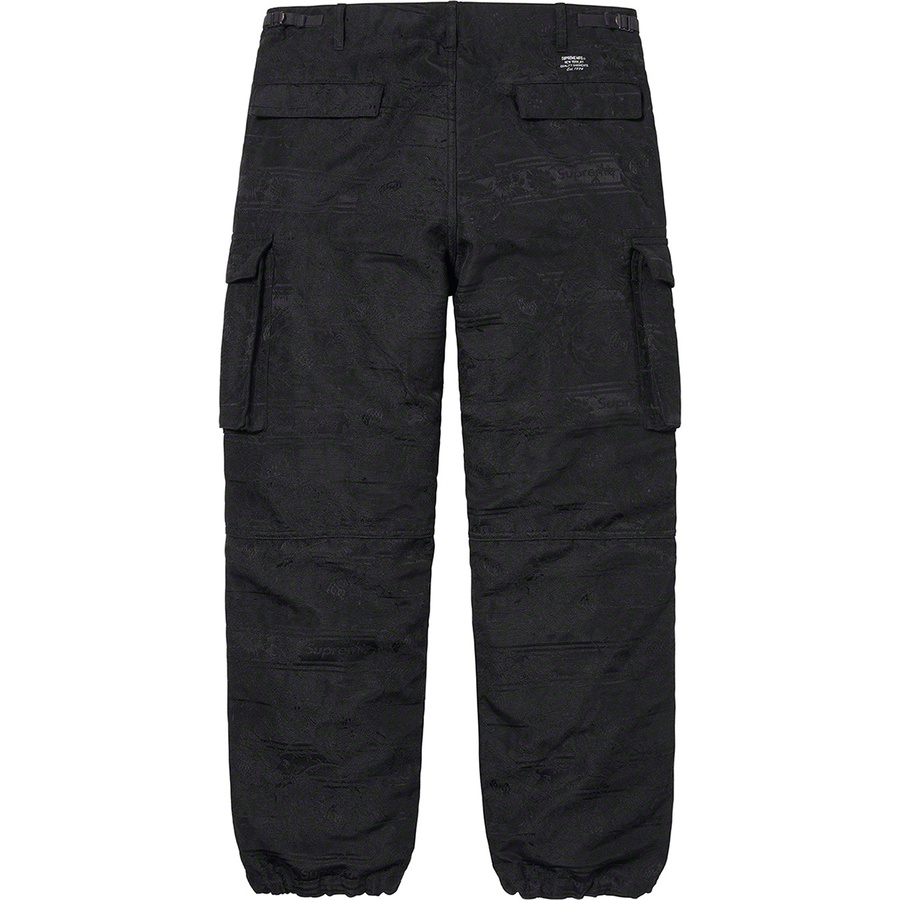 Supreme Floral Tapestry Cargo Pant (SS21) - Black - $168