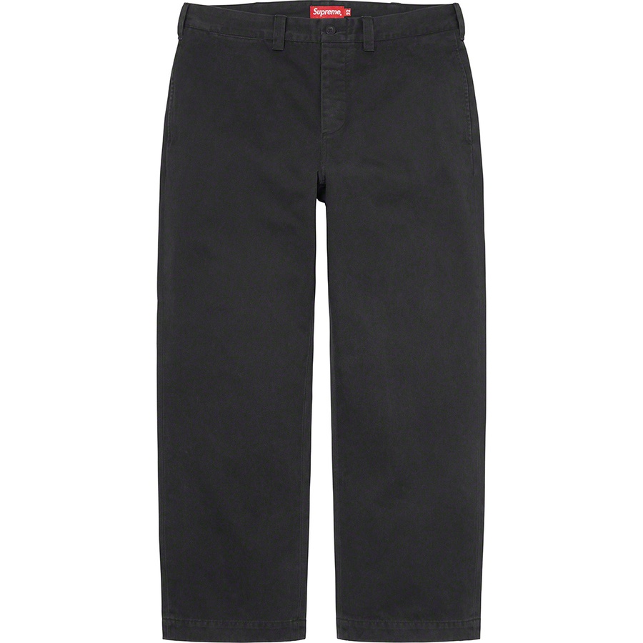 Supreme Pin Up Chino Pant (SS21) - Black - $148