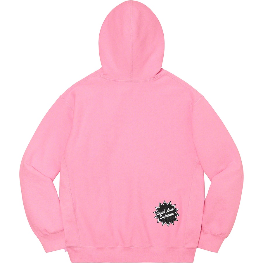 Supreme Jamie Reid Supreme Fuck All Hooded Sweatshirt (SS21) - Pink - $158