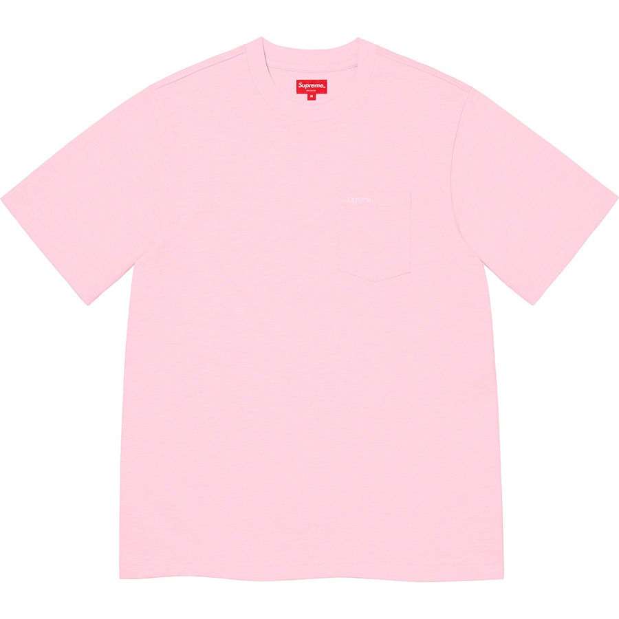 Supreme S S Pocket Tee (SS21) - Light Pink - $60