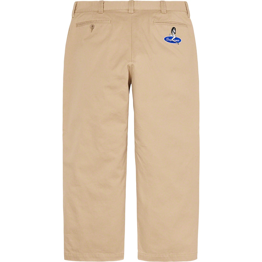 Supreme Pin Up Chino Pant (SS21) - Khaki - $148