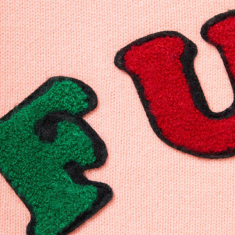 Supreme Jamie Reid Supreme Fuck All Sweater (SS21) - Dusty Pink - $168