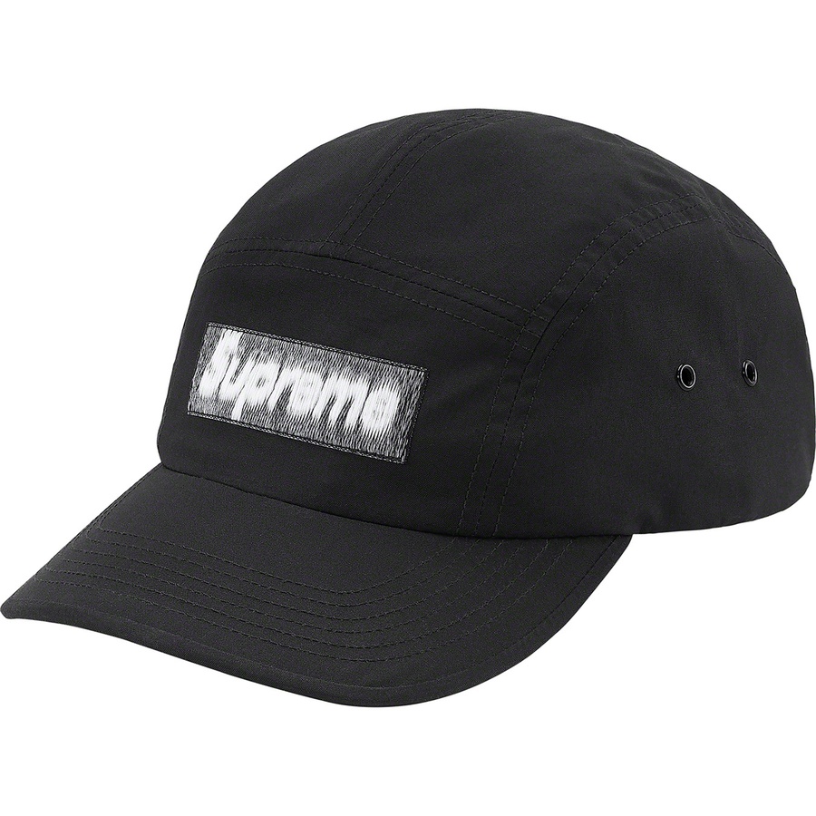 Supreme Reversed Label Camp Cap (SS21) - Black - $48