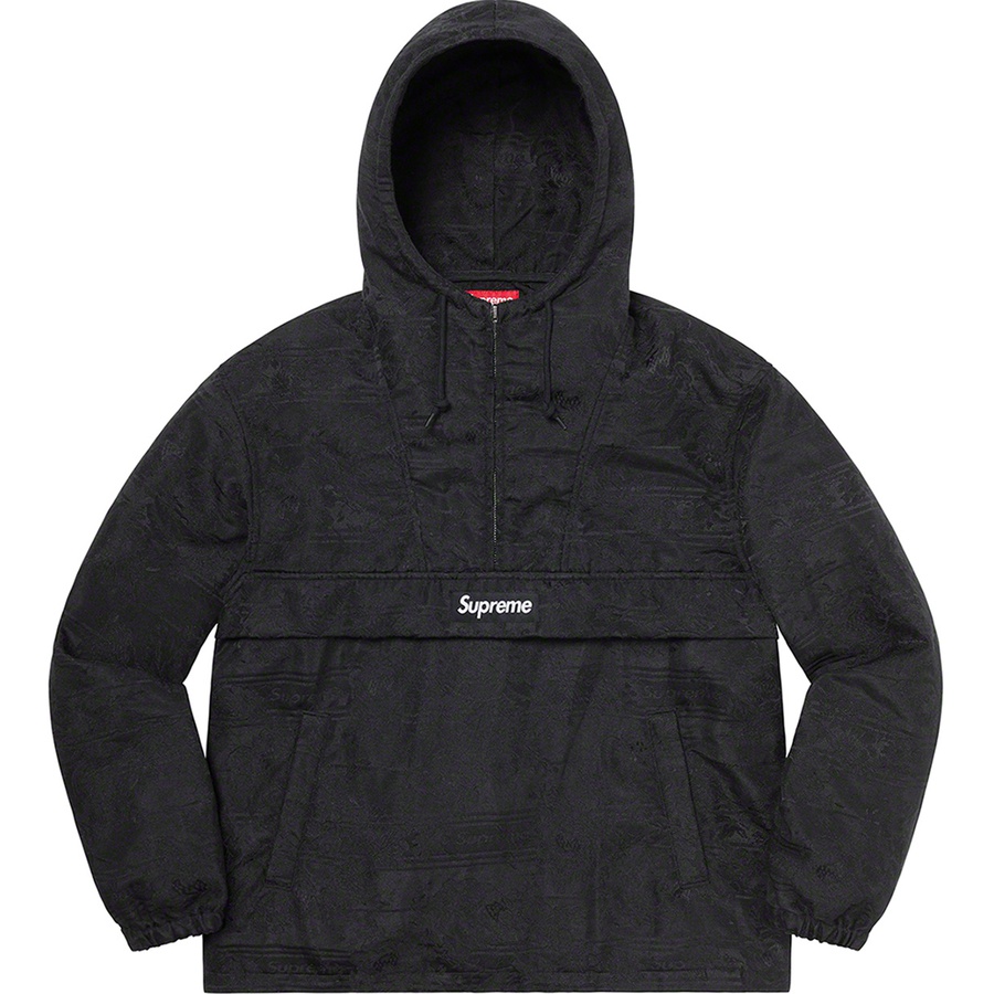 Supreme Floral Tapestry Anorak (SS21) - Black - $198