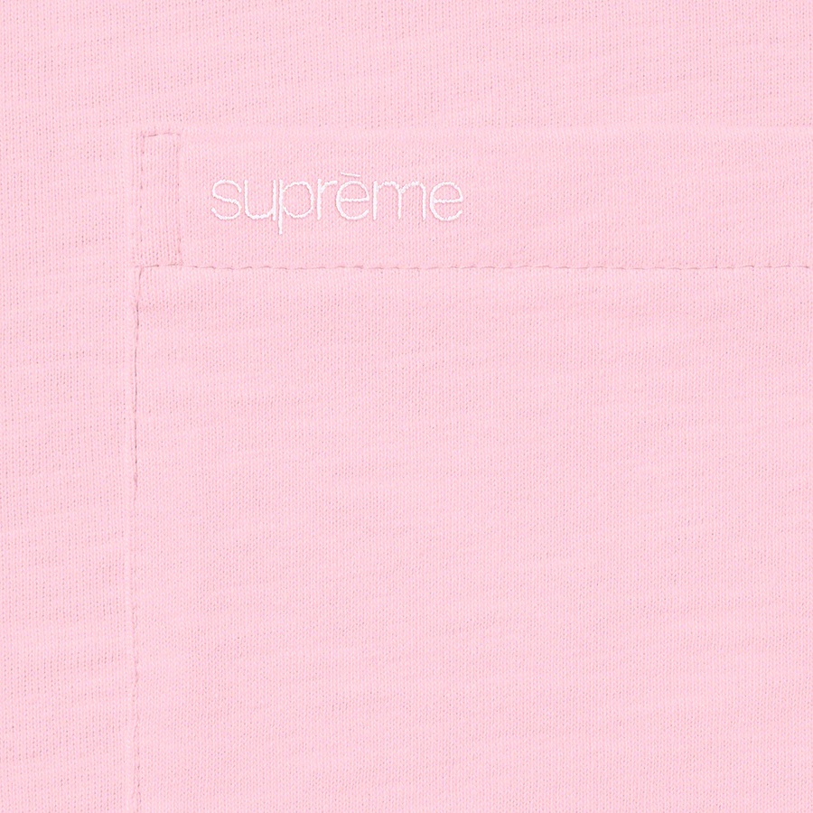 Supreme S S Pocket Tee (SS21) - Light Pink - $60