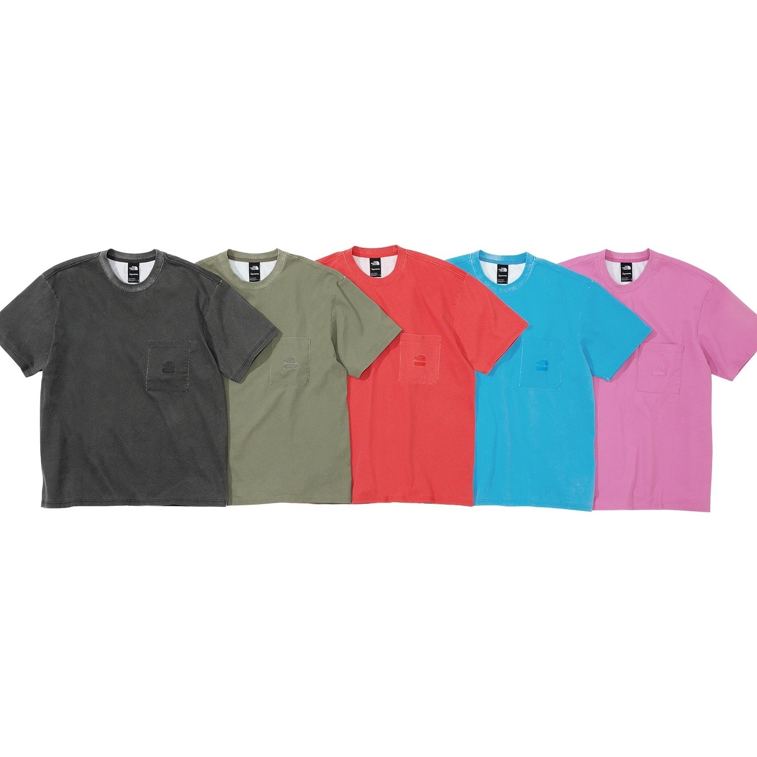 Supreme Supreme The North Face Pigment Printed Pocket Tee releasing on Week 14 for spring summer 2021