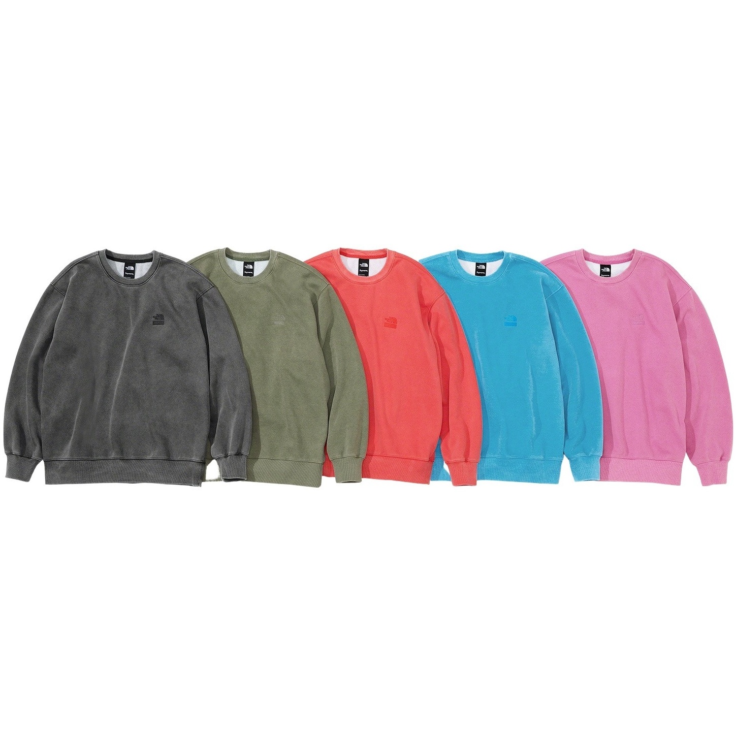 Supreme Supreme The North Face Pigment Printed Crewneck releasing on Week 14 for spring summer 2021
