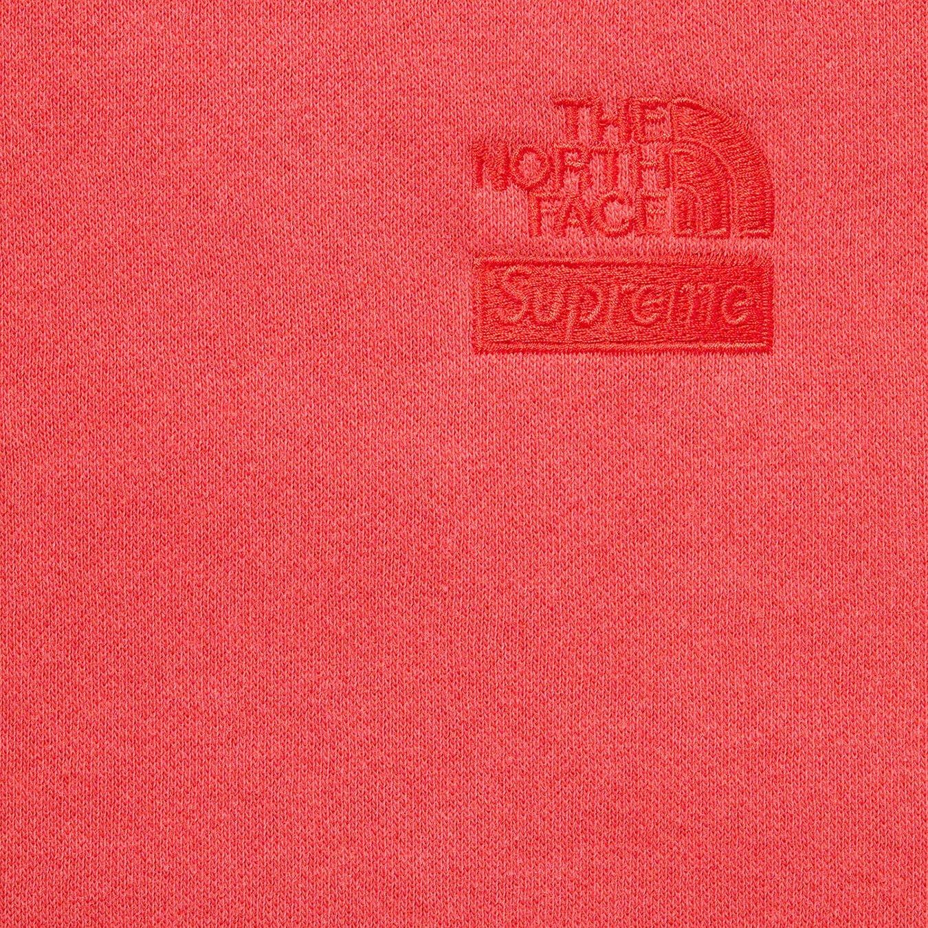 Supreme Supreme The North Face Pigment Printed Crewneck (SS21) - Red - $138