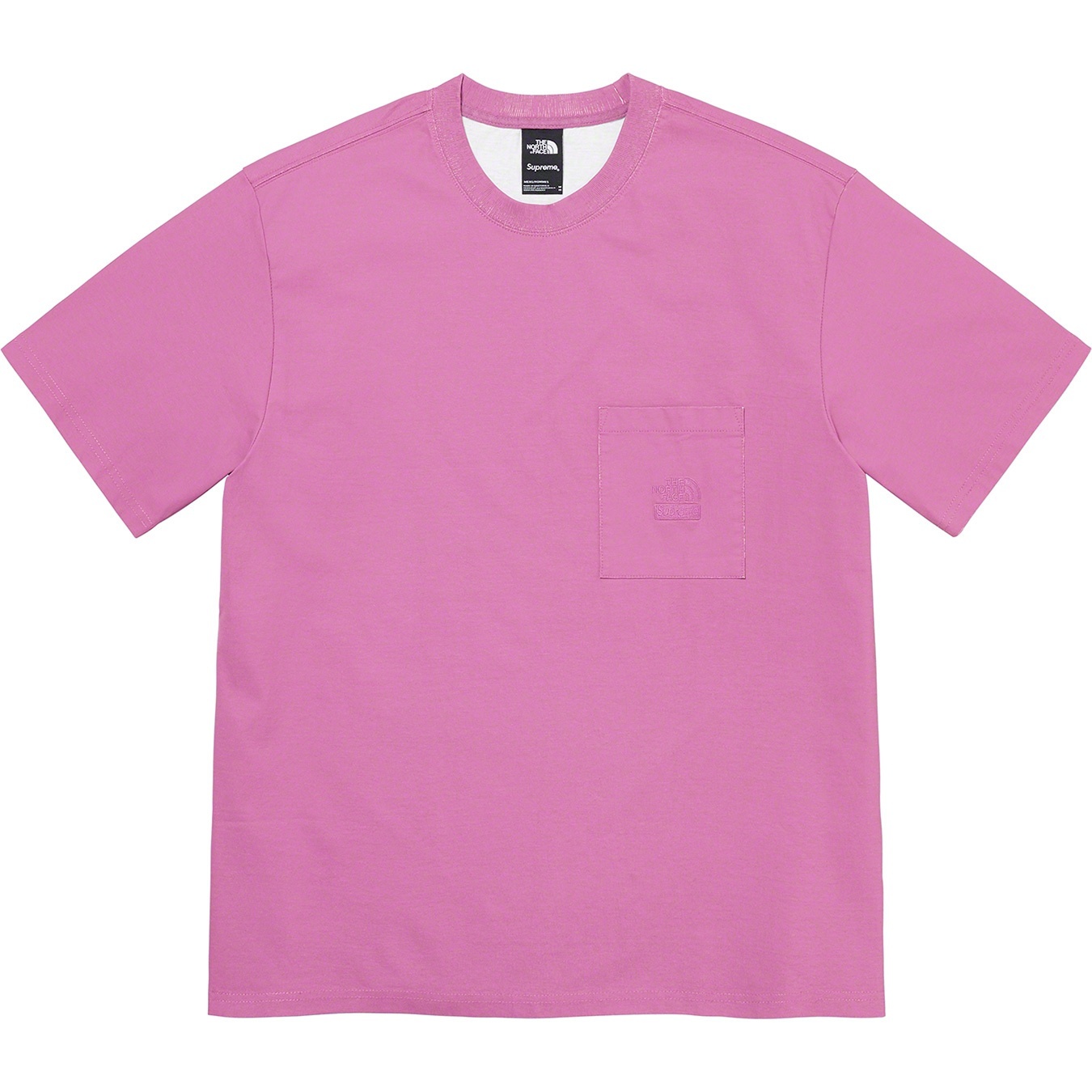 Supreme Supreme The North Face Pigment Printed Pocket Tee (SS21) - Pink - $60