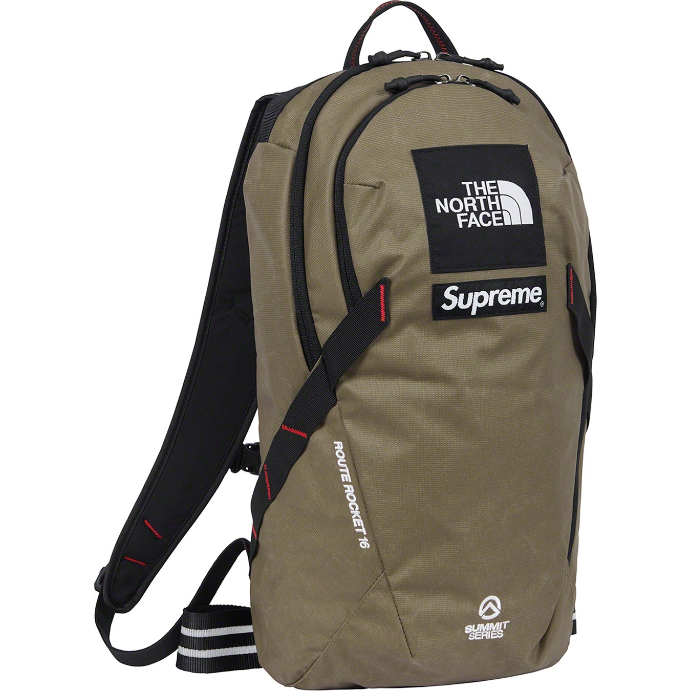 Supreme Supreme The North Face Summit Series Outer Tape Seam Route Rocket Backpack (SS21) - Olive - $158