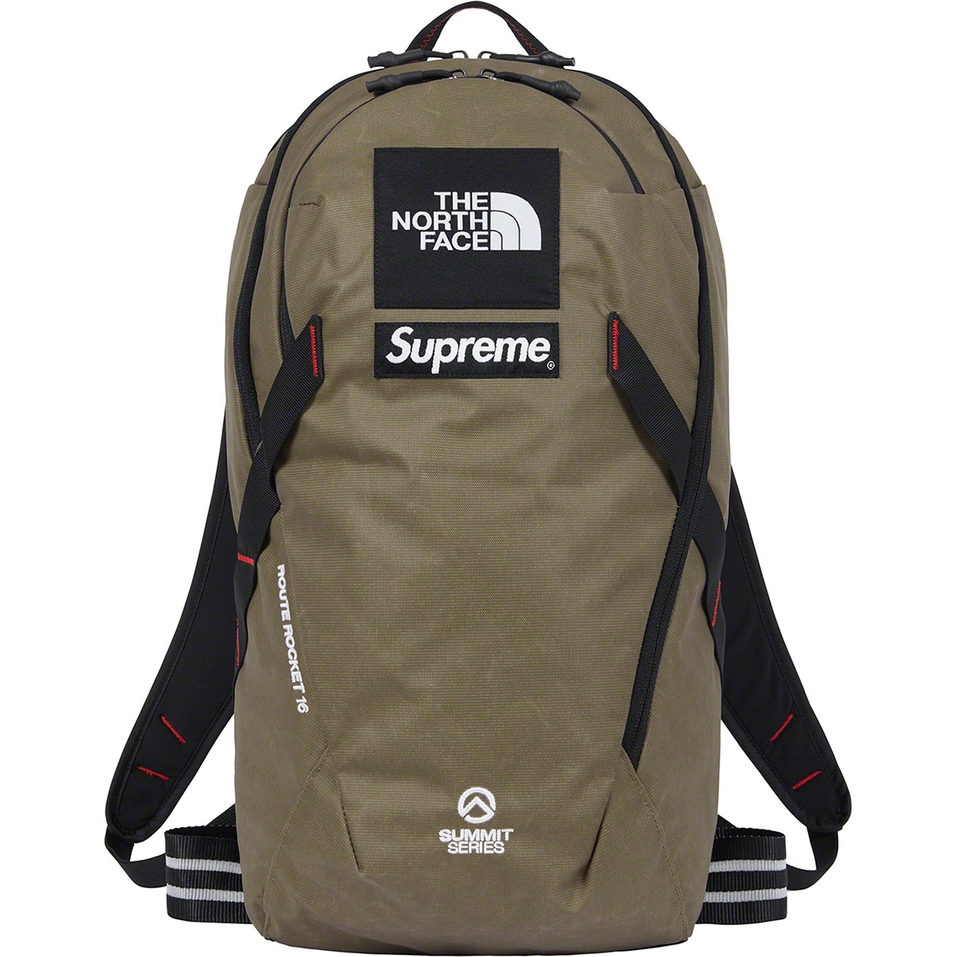 Supreme Supreme The North Face Summit Series Outer Tape Seam Route Rocket Backpack (SS21) - Olive - $158