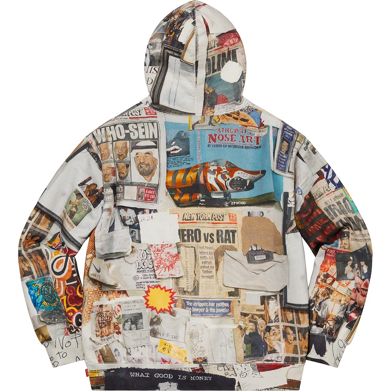 Supreme Dash's Wall Hooded Sweatshirt (SS21) - Dash's Wall - $178