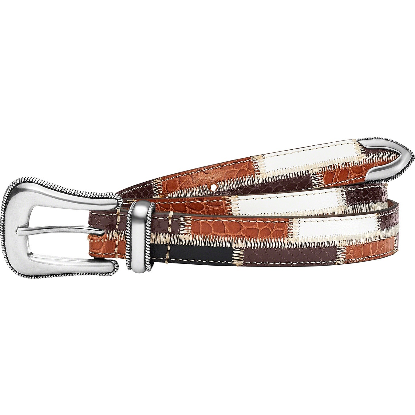 Supreme Patchwork Ranger Belt (SS21) - Natural - $158