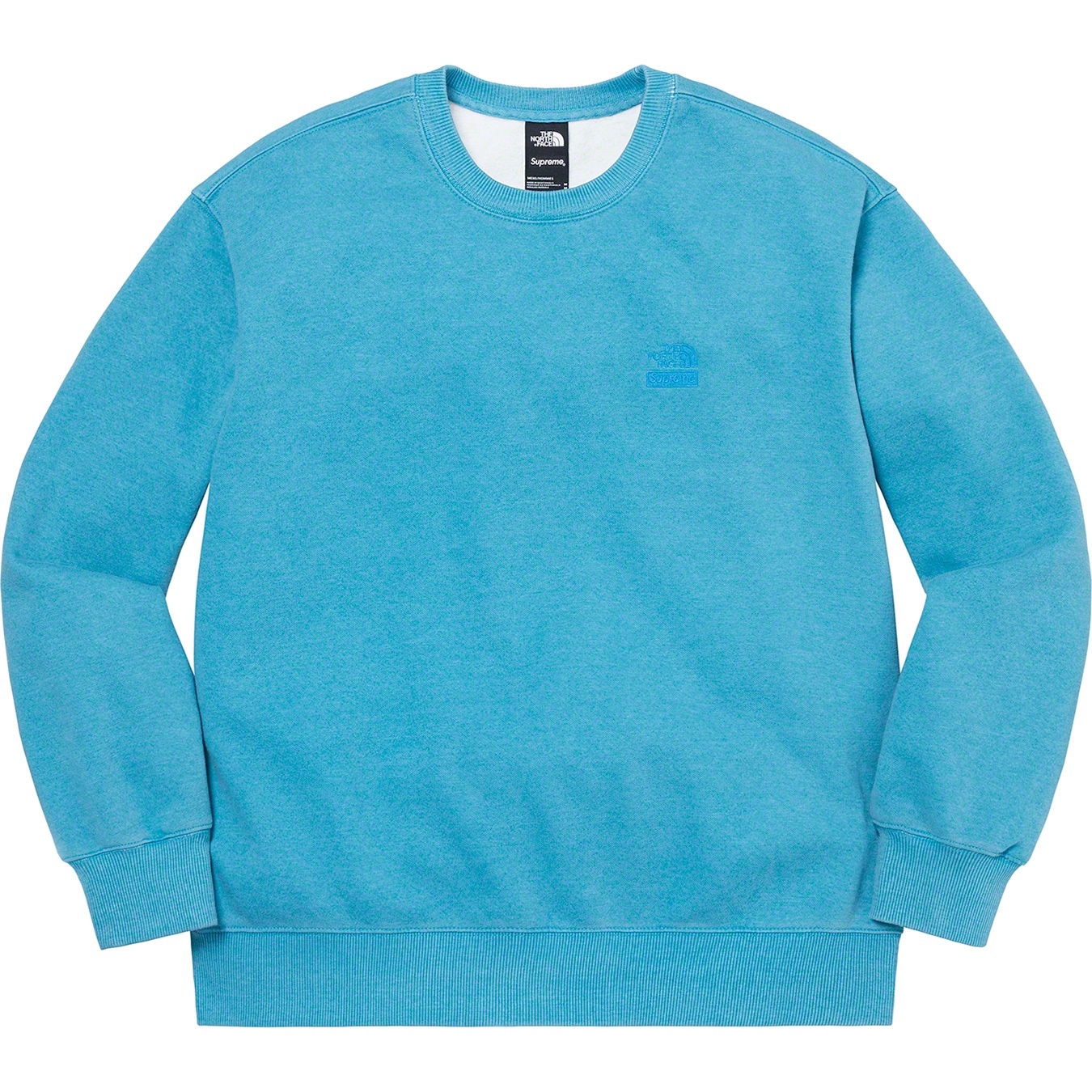 Supreme Supreme The North Face Pigment Printed Crewneck (SS21) - Turquoise - $138