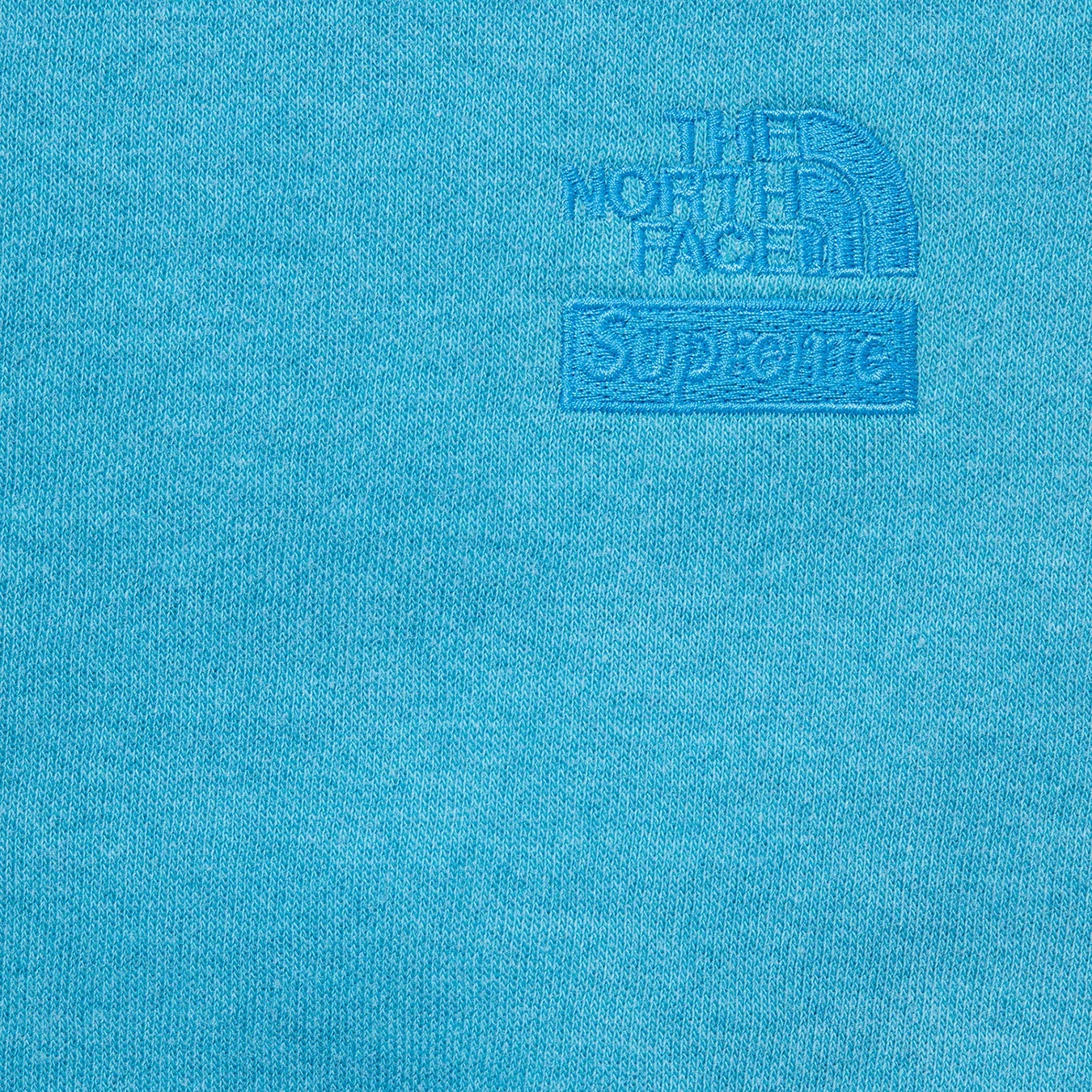 Supreme Supreme The North Face Pigment Printed Crewneck (SS21) - Turquoise - $138