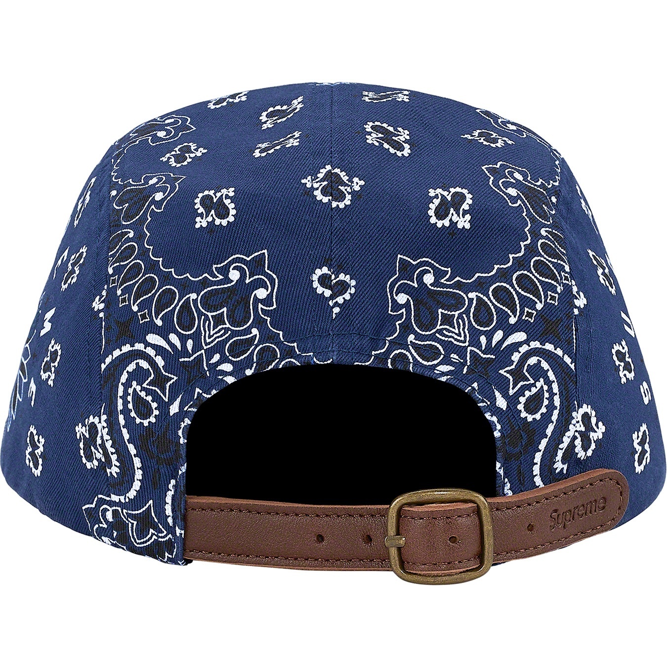 Supreme Bandana Camp Cap (SS21) - Navy - $48