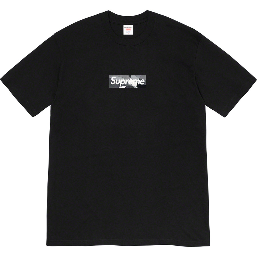 Supreme Supreme Emilio Pucci Box Logo Tee (SS21) - Black/Black - $54