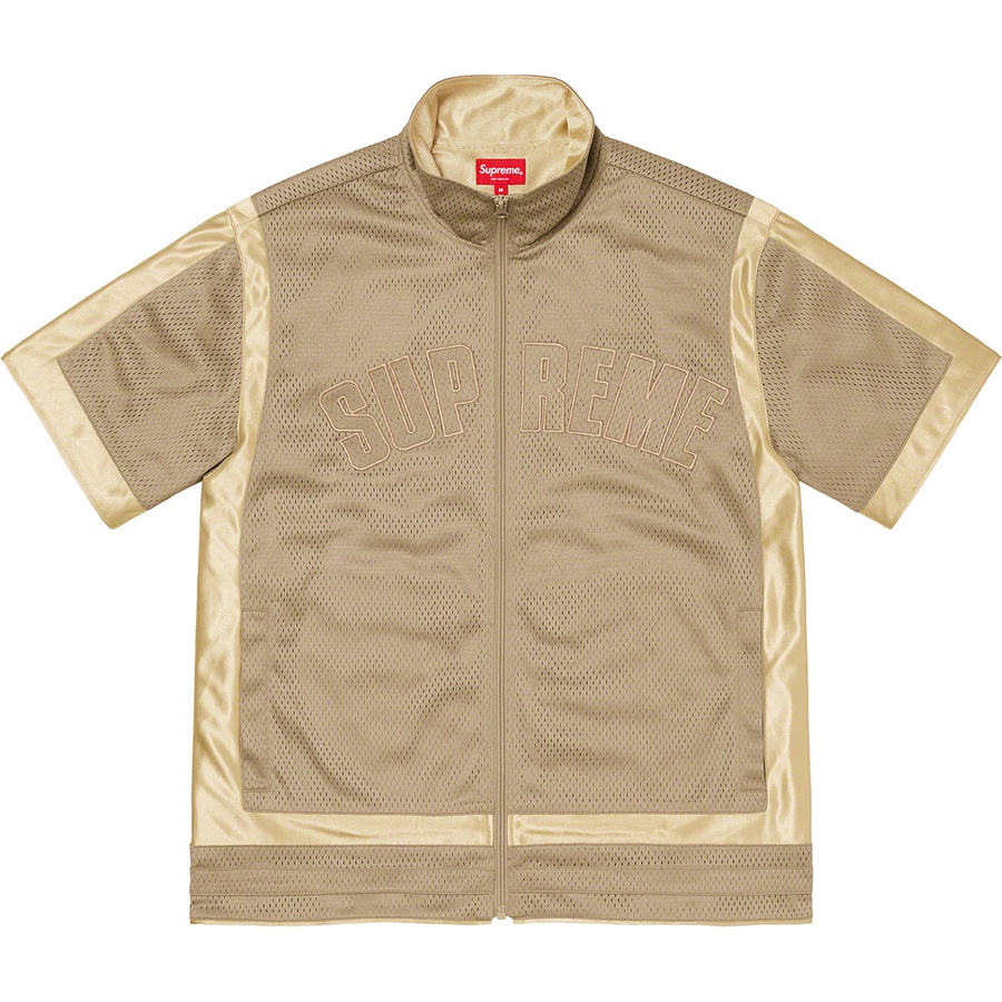 Supreme Mesh Warm Up Top (SS21) - Tan - $128