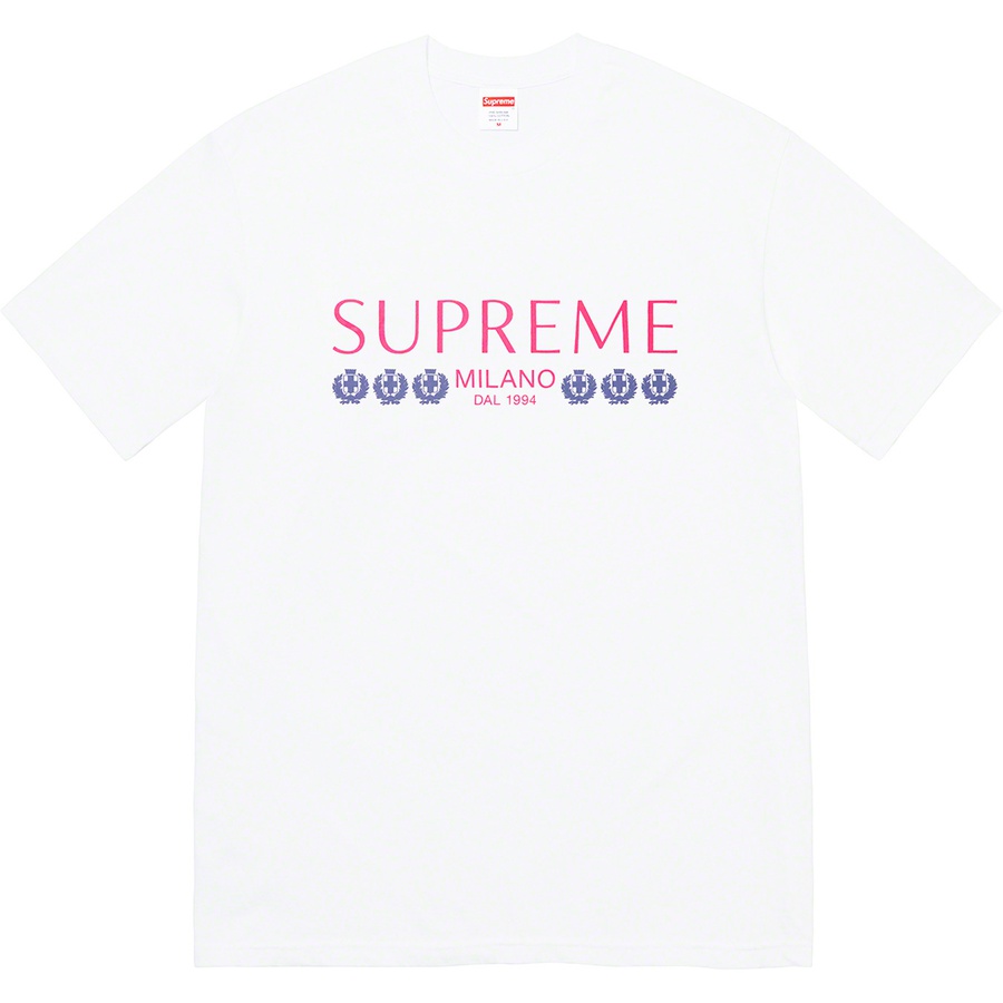 Supreme Milano Tee (SS21) - White - $38