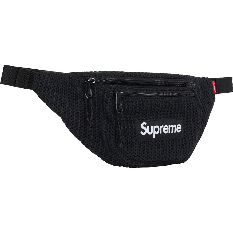 Supreme String Waist Bag (SS21) - Black - $58