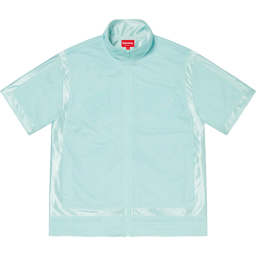 Supreme Mesh Warm Up Top (SS21) - Ice - $128