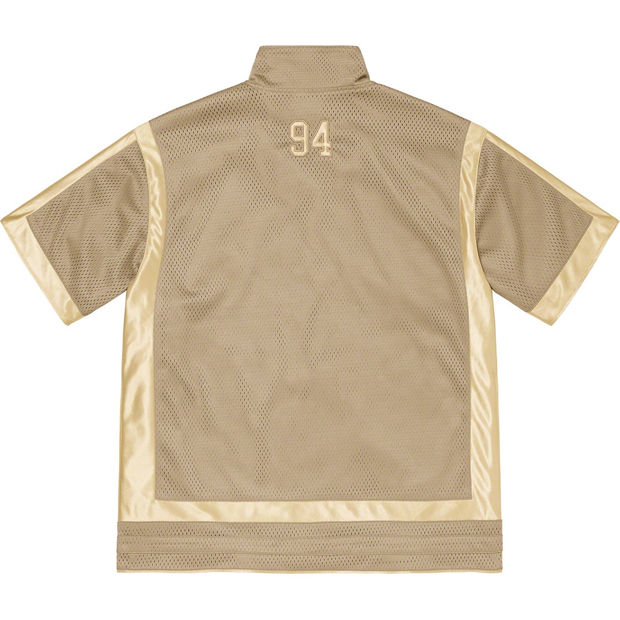 Supreme Mesh Warm Up Top (SS21) - Tan - $128