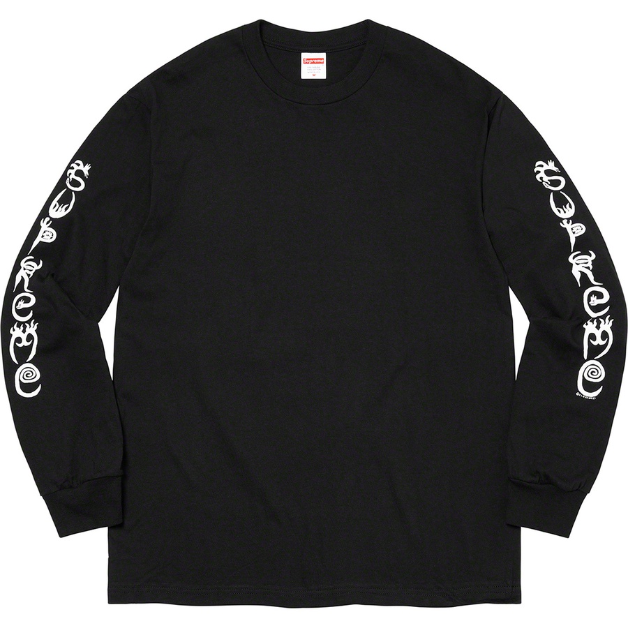 Supreme Clayton Patterson Supreme L S Tee (SS21) - Black - $56