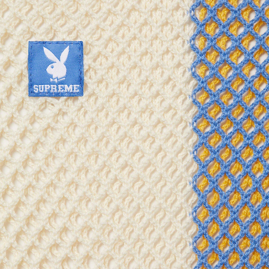 Supreme Supreme Playboy String S S Top (SS21) - Light Blue Multi - $98