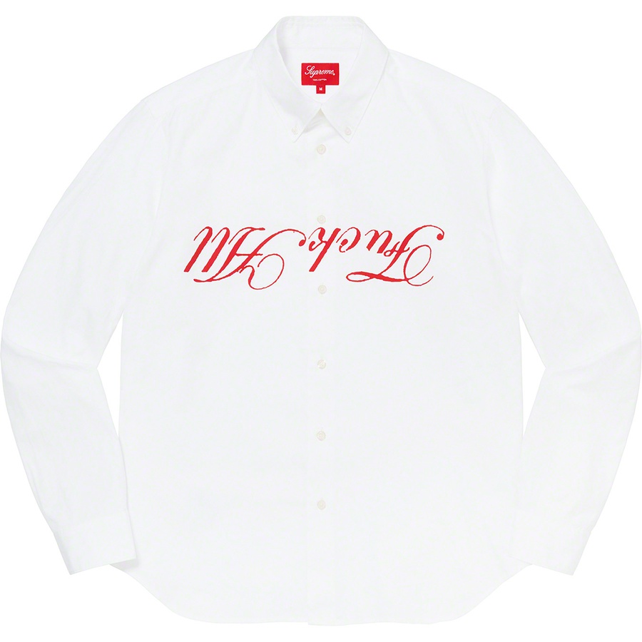 Supreme Jamie Reid Supreme Fuck All Shirt (SS21) - White - $148