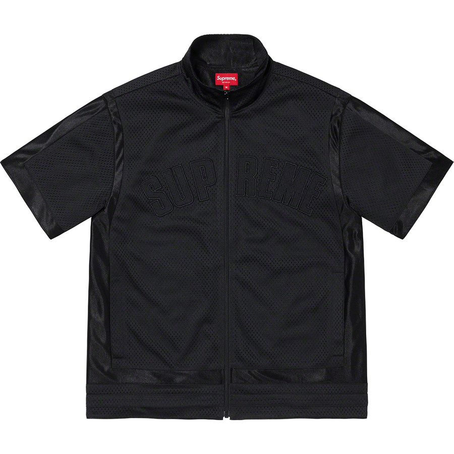 Supreme Mesh Warm Up Top (SS21) - Black - $128