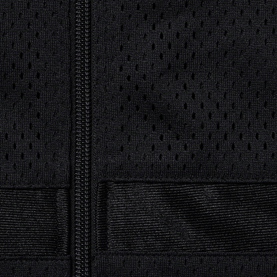 Supreme Mesh Warm Up Top (SS21) - Black - $128