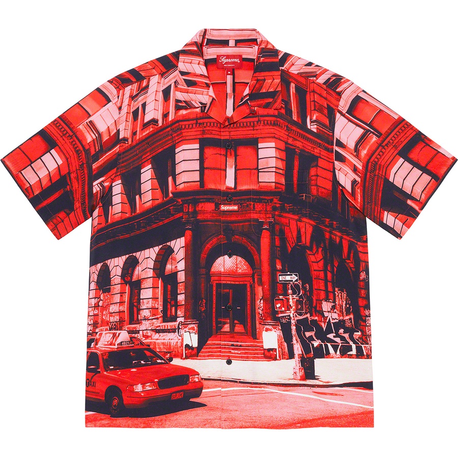 Supreme 190 Bowery Rayon S S Shirt (SS21) - Red - $138