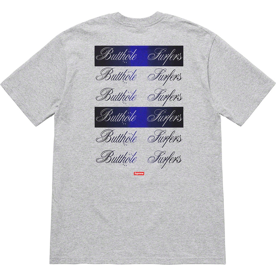 Supreme Supreme Butthole Surfers Tee (SS21) - Heather Grey - $44