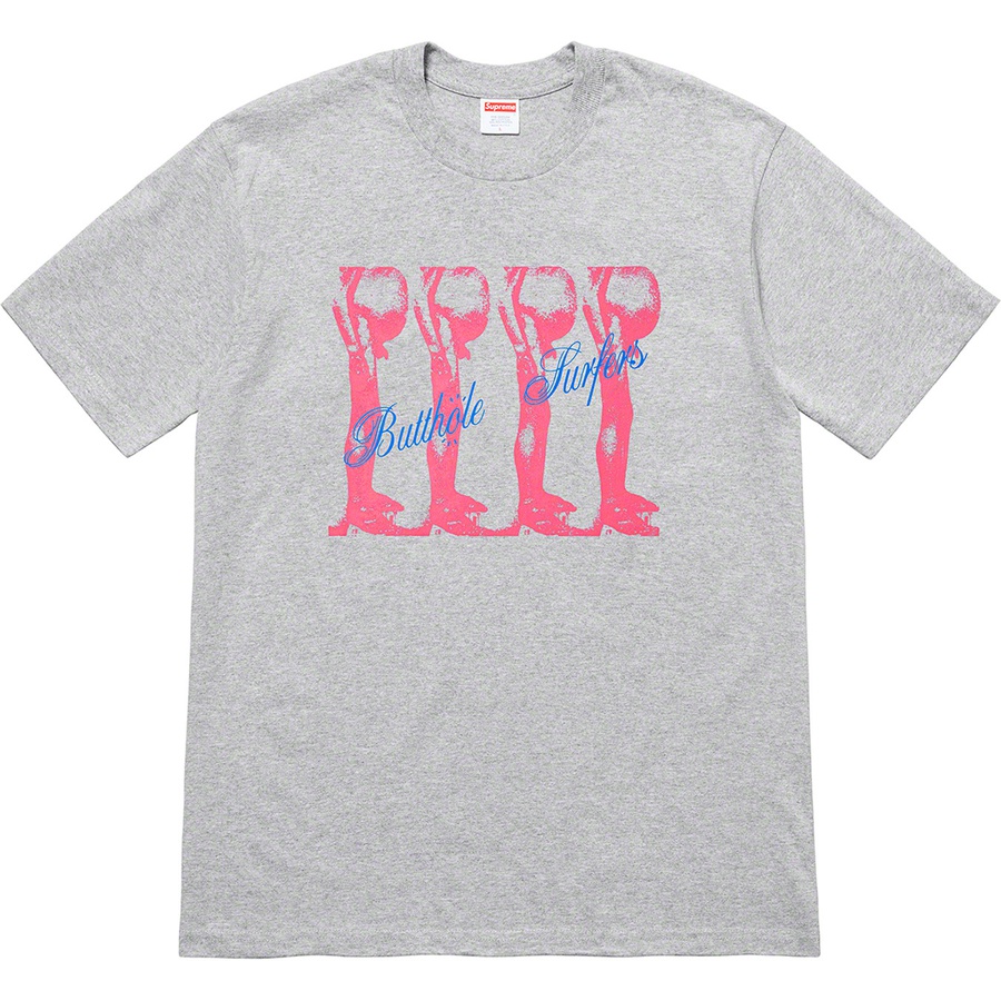 Supreme Supreme Butthole Surfers Tee (SS21) - Heather Grey - $44