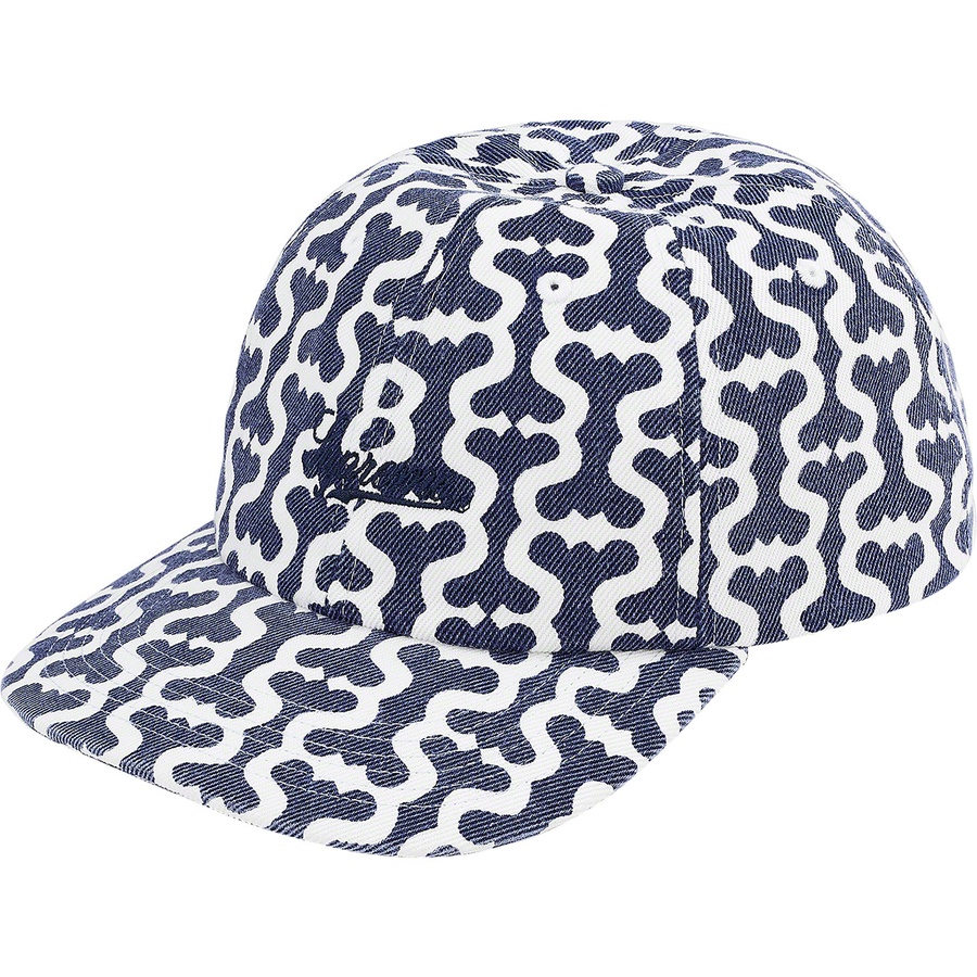 Supreme Monogram S Logo 6-Panel (SS21) - Navy - $48