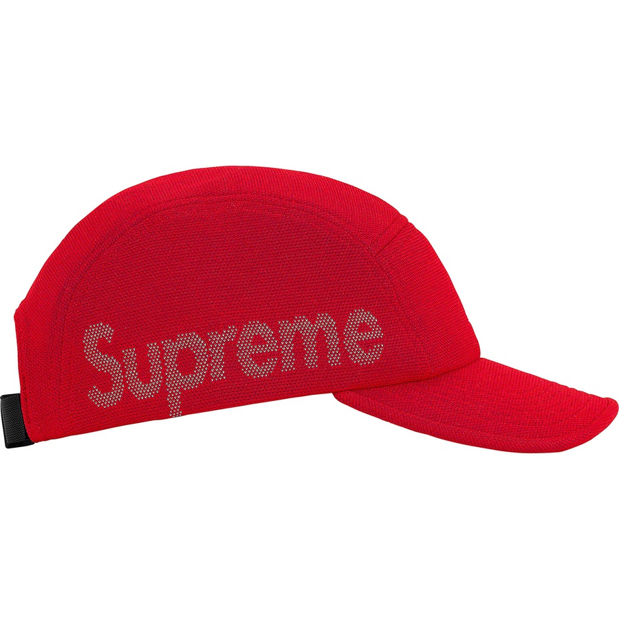 Supreme Jacquard Pique Camp Cap (SS21) - Red - $54