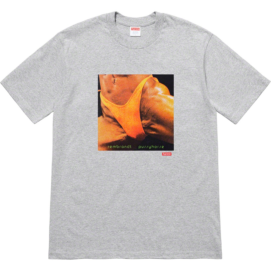 Supreme Supreme Butthole SurfersRembrandt Pussyhorse Tee (SS21) - Heather Grey - $44