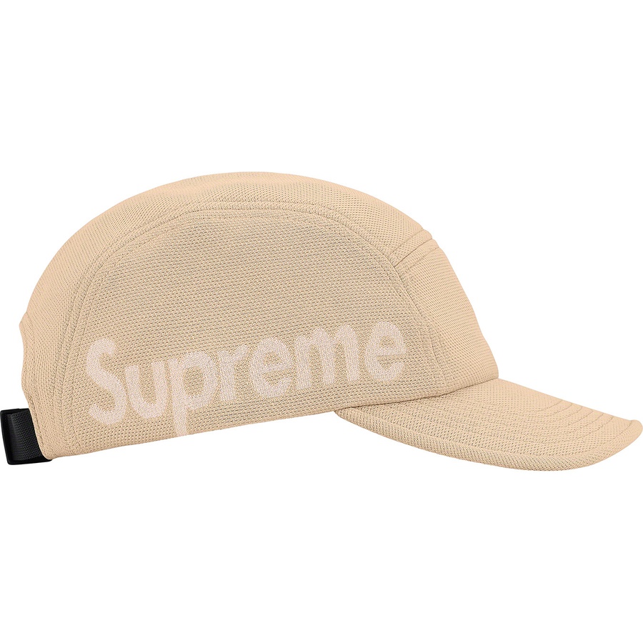 Supreme Jacquard Pique Camp Cap (SS21) - Tan - $54