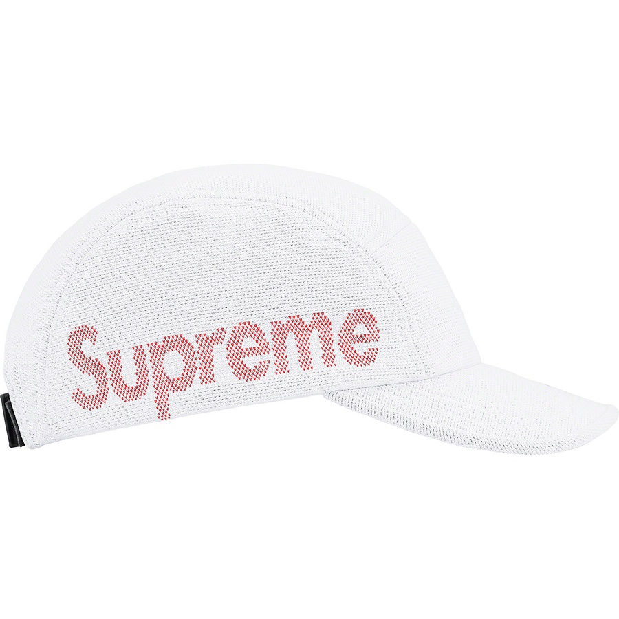 Supreme Jacquard Pique Camp Cap (SS21) - White - $54
