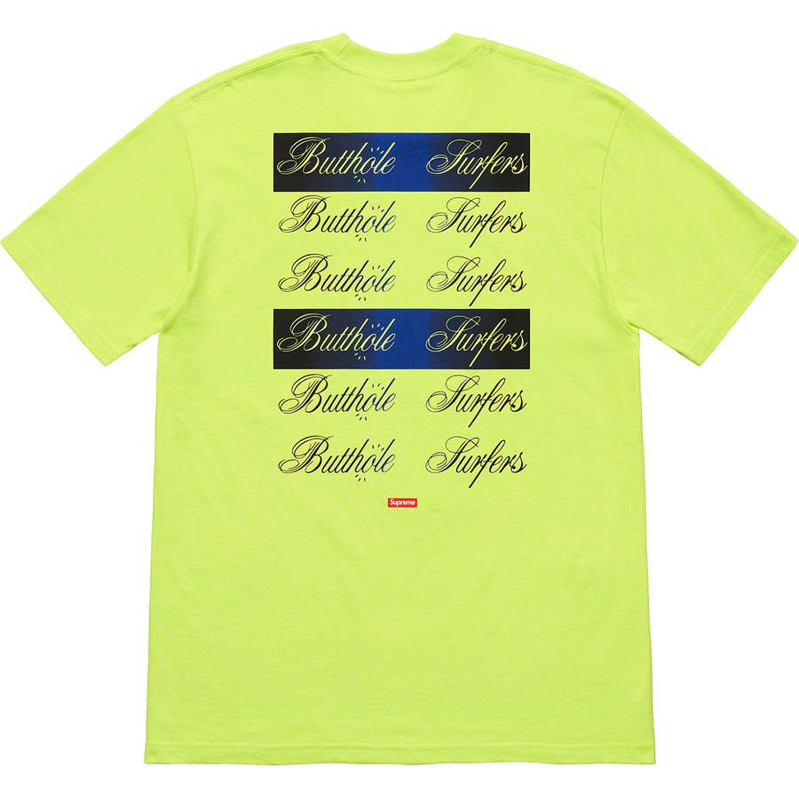 Supreme Supreme Butthole Surfers Tee (SS21) - Neon Green - $44