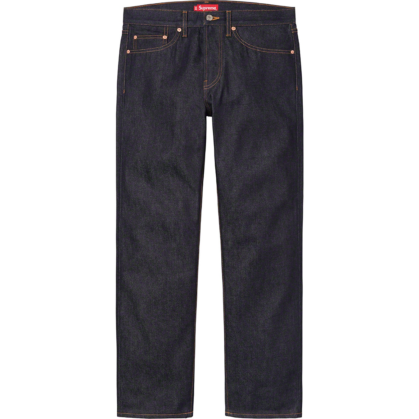 Supreme Rigid Slim Jean (FW21) - Rigid Indigo - $158