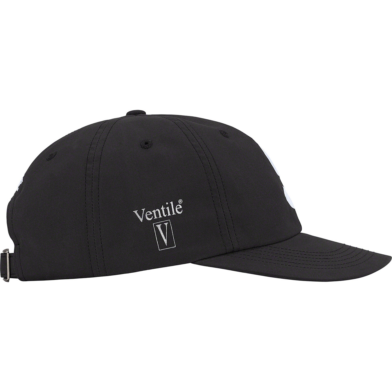 Supreme Ventile S Logo 6-Panel (FW21) - Black - $54